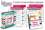 Frugal One Month Meal Plan ($49 value)