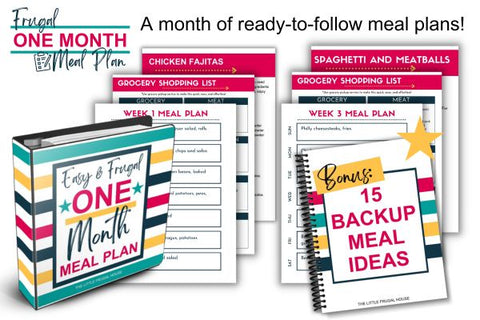 Flash Sale: Frugal One Month Meal Plan ($49 value)