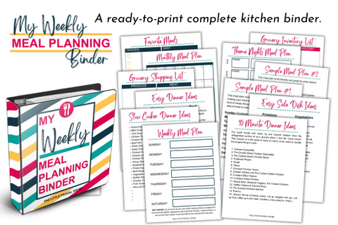 Weekly Meal Planning Binder ($47 value)