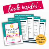 Basic Meal Planning Starter Pack ($63 value) TW